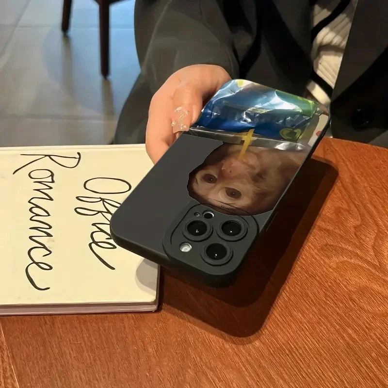 Funda de silicona blanda con estampado de mono a prueba de golpes para iPhone, 11, 12, 13, 14, 15 Pro Max, XS, X, XR, 7, 8 Plus, SE, 2022, 15 - imagen 4