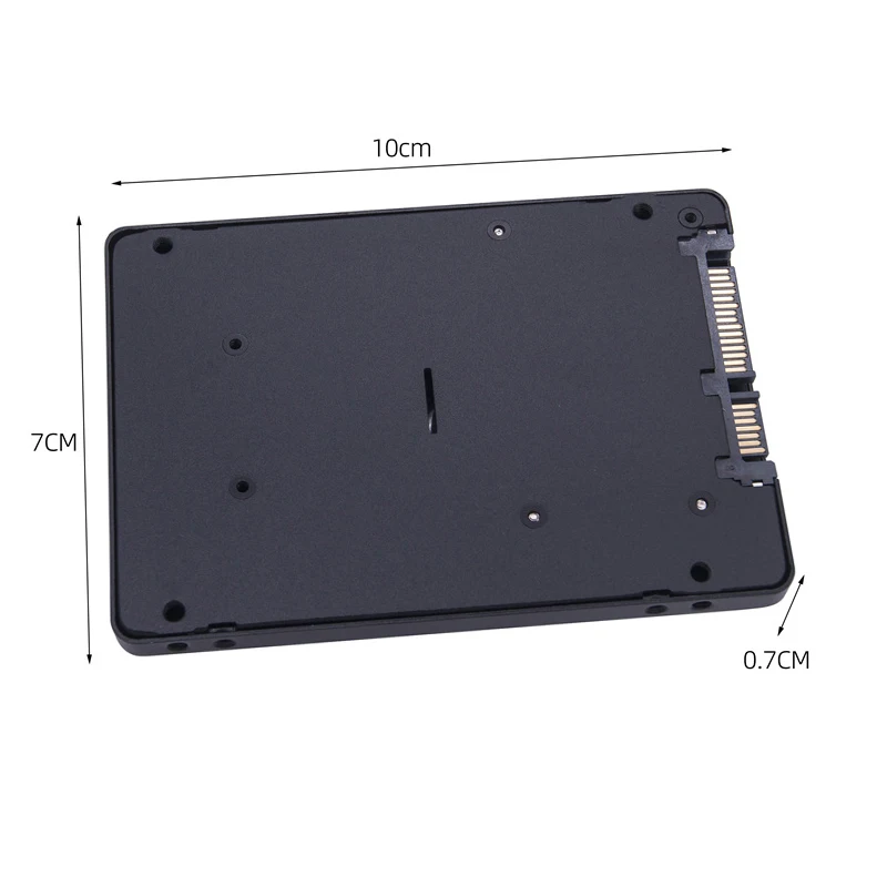 Nueva caja de aluminio mSATA a 2,5 "SATA3.0 6Gbps SSD adaptador mSATA a SATA 3,0 SSD carcasa para M-SATA SSD mSATA funda externa - imagen 5