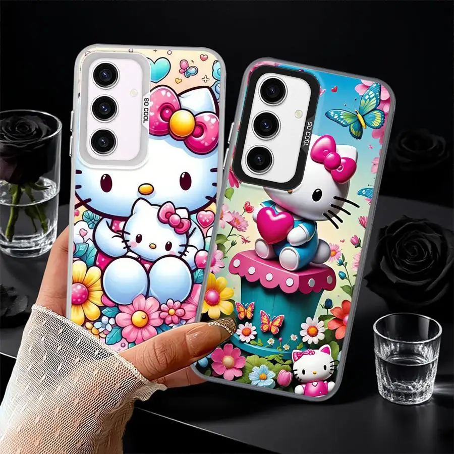 Funda roja h-elloS k-ittyS para Samsung Galaxy A32 A36 A73 A25 A33 A34 A22 A52 A26 A23 A53 A24 - imagen 5