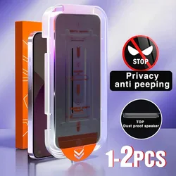 Protector pantalla antiespía iPhone 16 / 15 / 14 Plus – Cristal