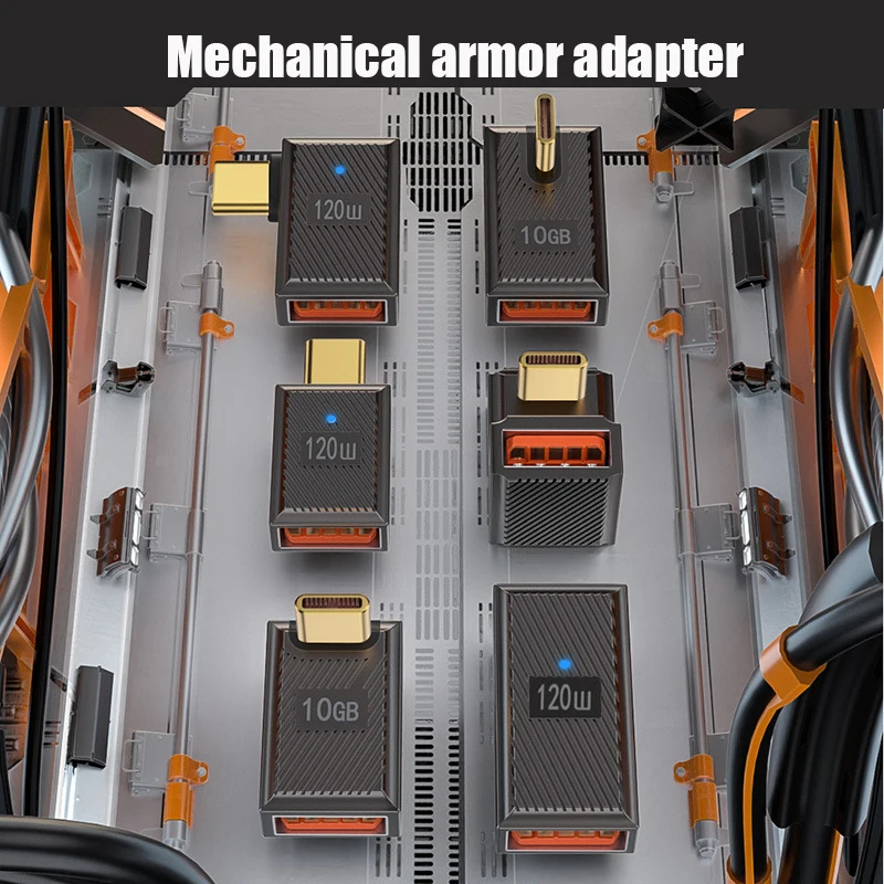Adaptador Cltgxdd OTG USBC 120W Convertidor rápido de USB-A a USB-C 10Gbps PD100W 140W 240W Adaptador de conexión descendida USB C a C - imagen 4