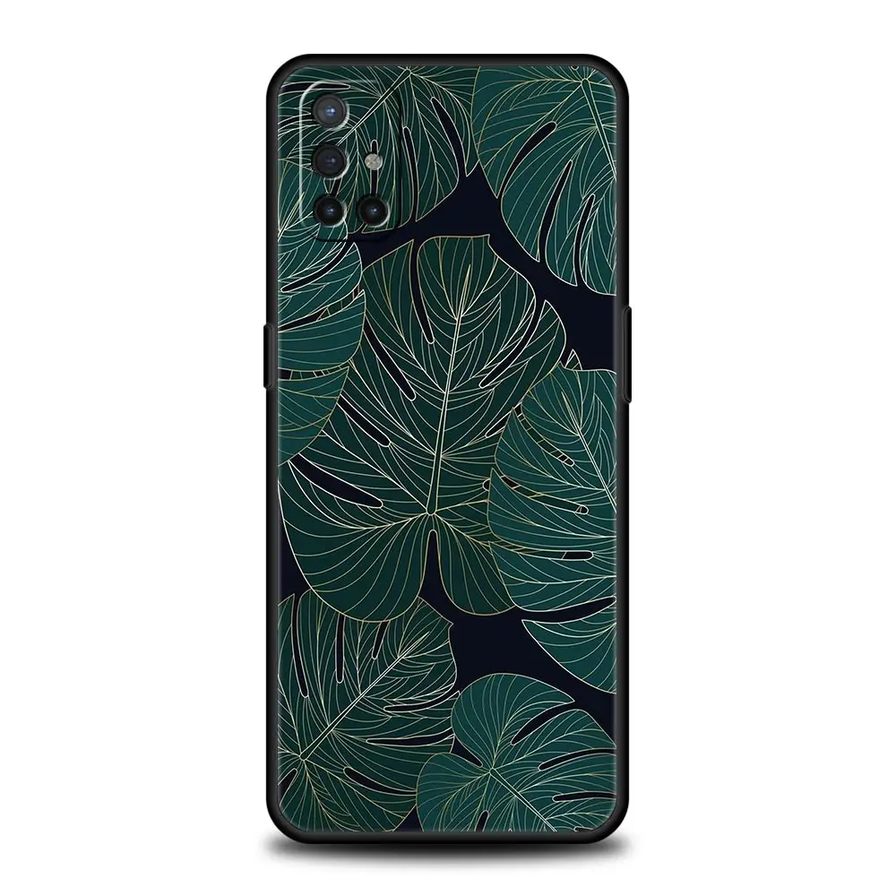 Funda de teléfono verde de hojas Monstera para OnePlus 15 13 12 11 10 9 8 13T 10T 7T Pro 13R 12R 9RT 8T Nord 4 2T CE 2 3 5G Lite - imagen 4