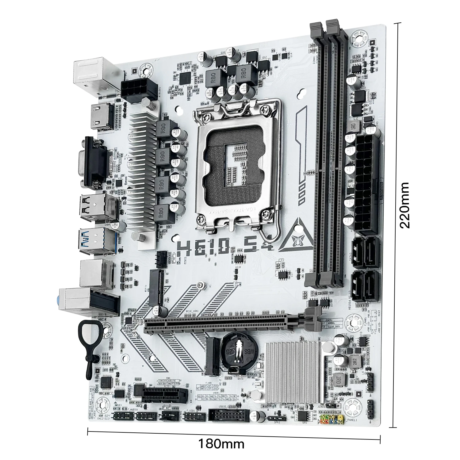 MACHINIST H610 S4 Placa base LGA 1700 compatible con Intel Core 12/13/14 generación I3, I5 CPU DDR4 RAM de escritorio NVME M.2 USB 3,0 - imagen 3