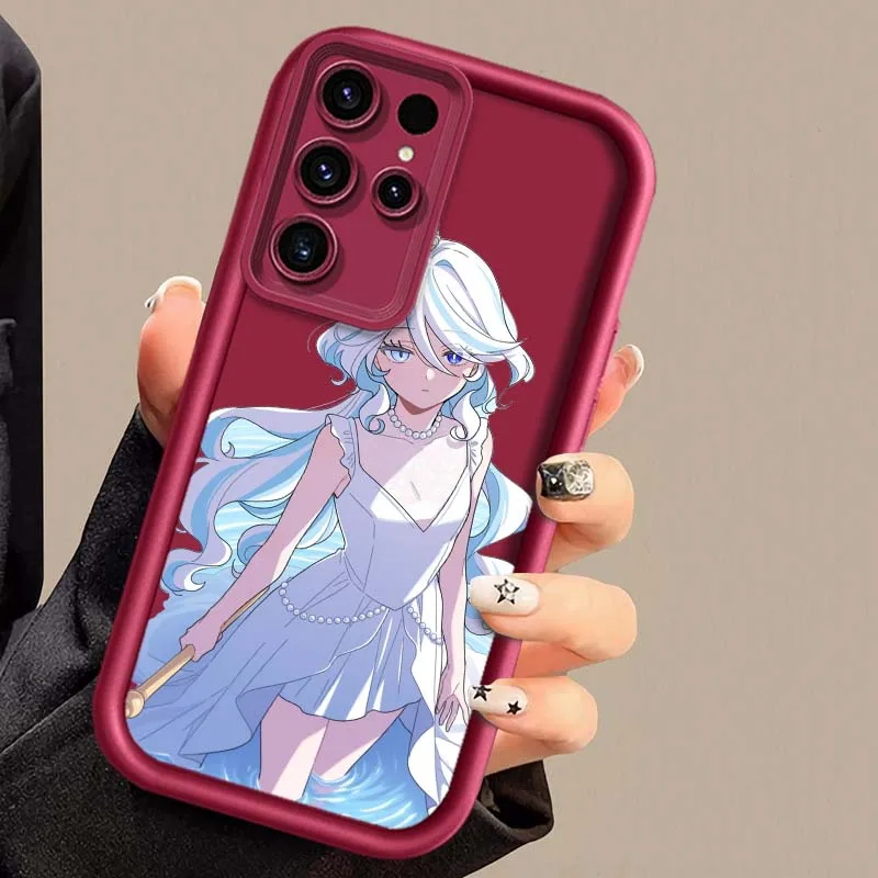Funda Protectora para Teléfono con Diseño de Chica Anime Furina para Samsung Galaxy S25 S24 S23 S22 S21 S20 Ultra Plus FE 5G - imagen 5