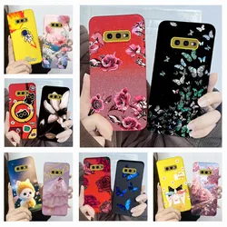 Funda Silicona TPU Samsung Galaxy S10e Floral Ultrafina Antigolpes