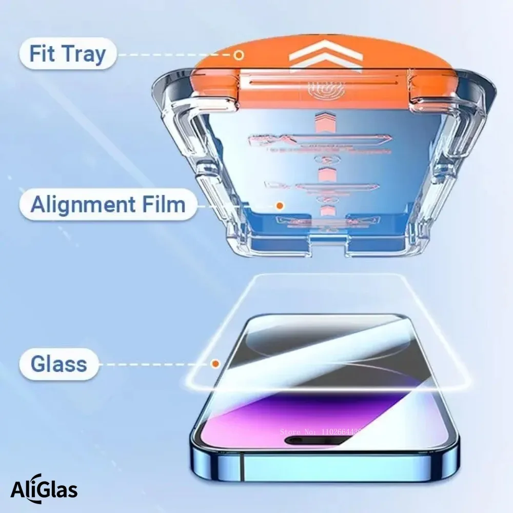 3 uds película de vidrio templado 9H para Honor 80 90 100 Pro 80 SE Protector de pantalla de fácil instalación para Honor 30 50 60 70 Pro película HD - imagen 5