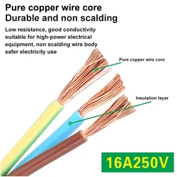 Cable Alimentación IEC C13 PC Monitor TV