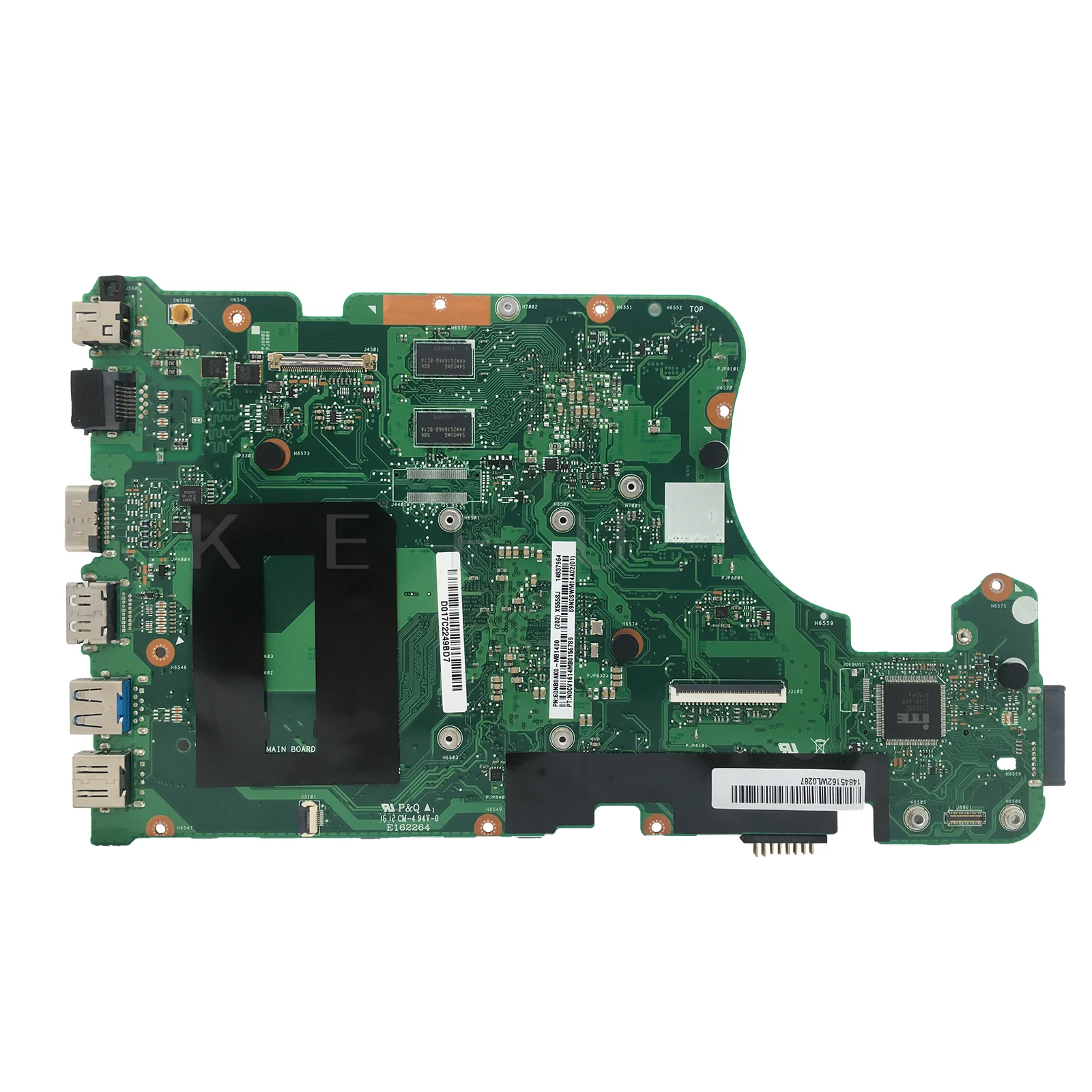 Placa base para portátil X555SJ N3700/N3050 GT920M para ASUS K555SJ K555S X555 A555S, placa base para ordenador portátil de 4 núcleos, prueba de placa principal OK - imagen 2