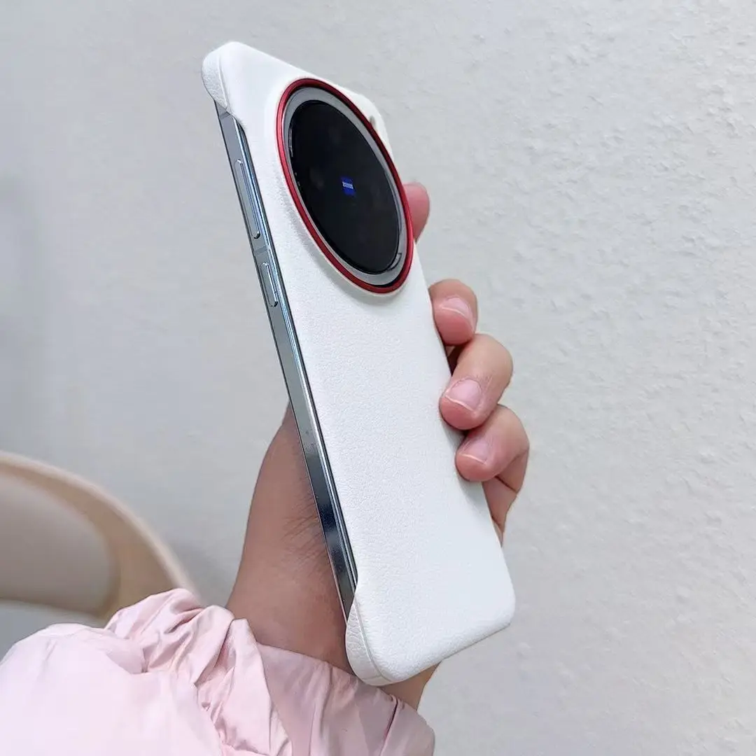 Para Xiaomi Mi 15 Ultra funda dura de cuero PU funda protectora trasera ultrafina para Xiaomi Mi15 Ultra 15Ultra carcasa de teléfono - imagen 5