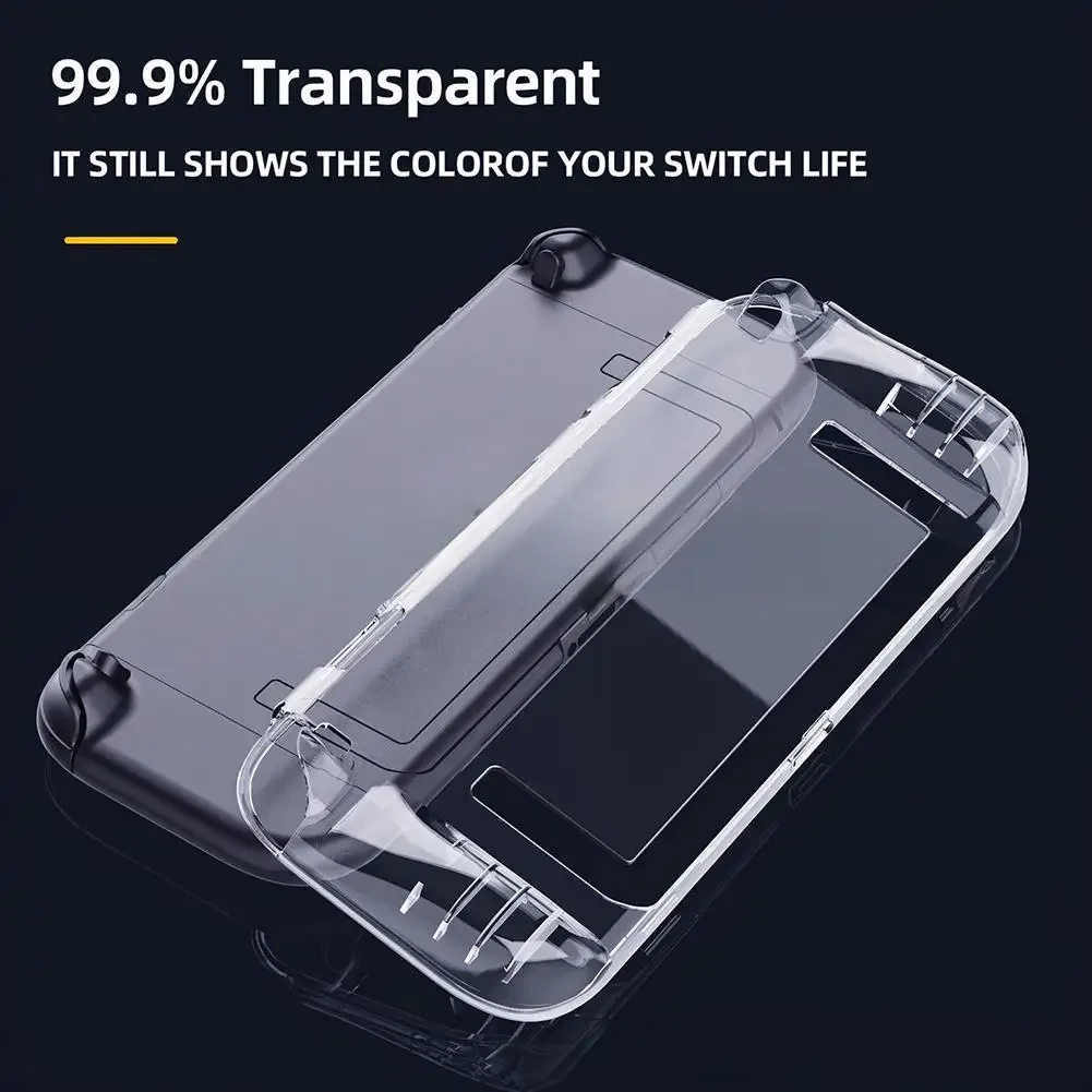 Funda protectora con organizador de Game Gard para accesorios de consola Switch2 NS TPU con funda protectora de agarre Protector transparente - imagen 5
