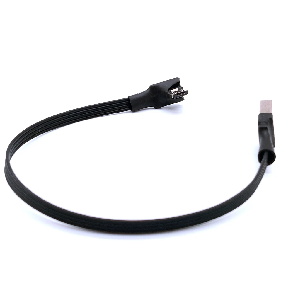 5cm-300cm súper plano flexible recto hacia arriba, hacia abajo, izquierdo, en ángulo recto 90 °   Cable de datos USB Micro USB a enchufe USB 1m 2m - imagen 4