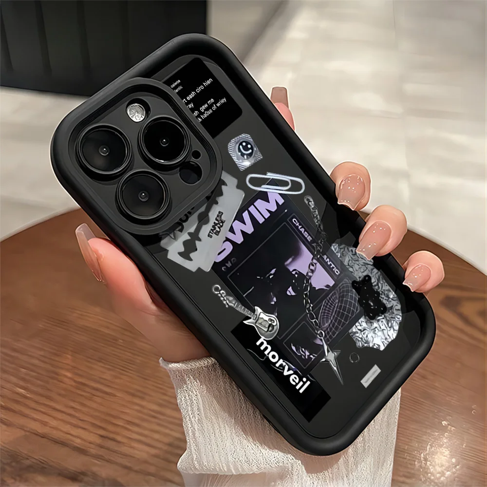 Funda de teléfono Chases Atlantics con banda de moda para Samsung S25 S24 S23 S22 S21 S20 F06 M16 Note 20 FE Plus Ultra 4G 5G, funda suave de TPU - imagen 4