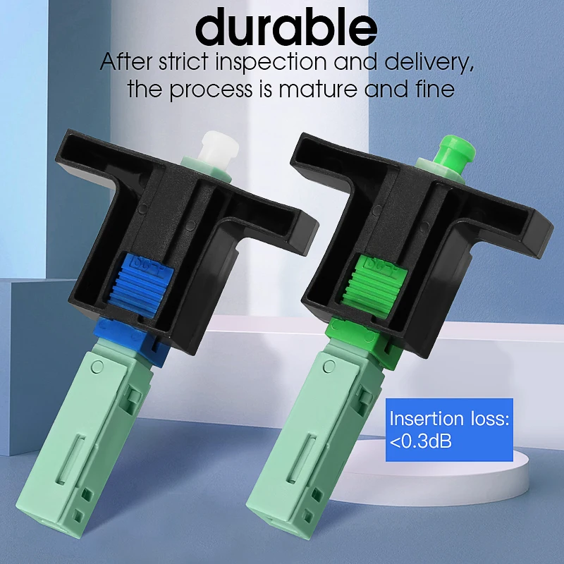 Conector de fibra óptica SC/UPC SC/APC, conector rápido de fibra óptica integrado, conector rápido de fibra óptica de alta calidad, herramientas FTTH - imagen 3