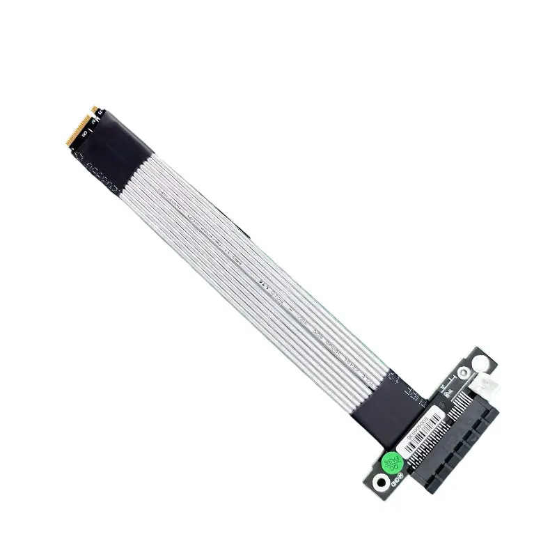 Nuevo Cable elevador PCIe 4,0 M.2 NVME a x4 para PCIe x4 SSD RAID, tarjetas de captura LAN a M.2 (ultra SSD, M-key) extensión Gen4x4 Jumper - imagen 5