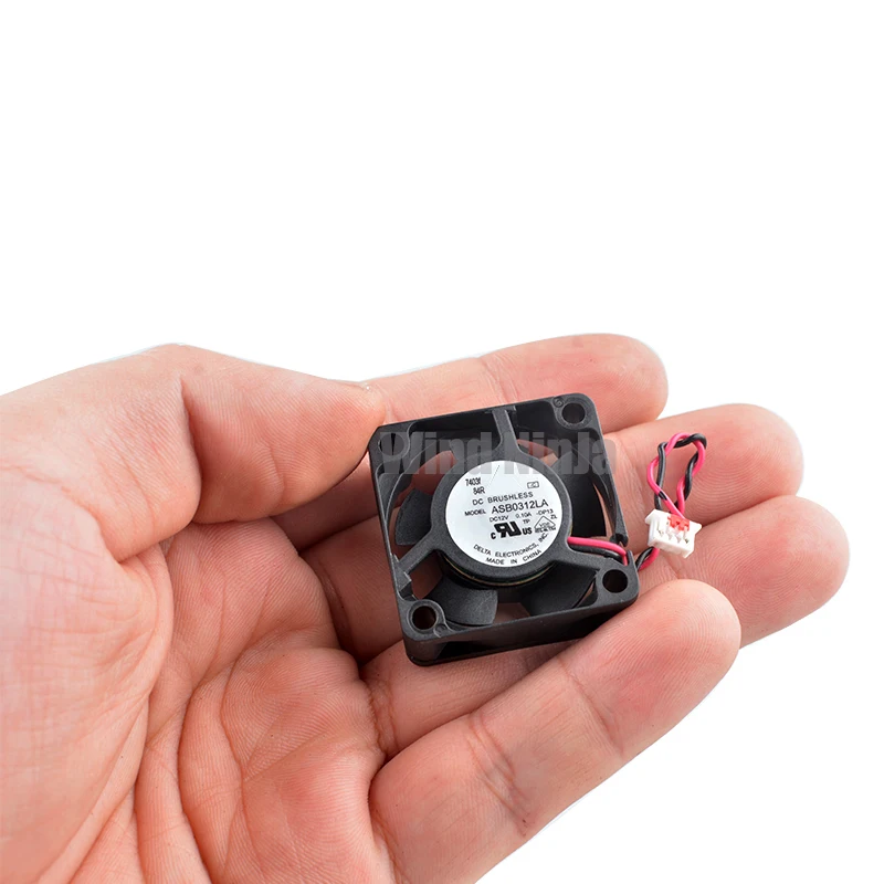 ASB0312LA Micro ventilador de refrigeración 3cm/30mm 30x30x10mm DC12V 0.10A 2 pines 8000 RPM para fuente de alimentación - Solución de enfriamiento compacta - imagen 5