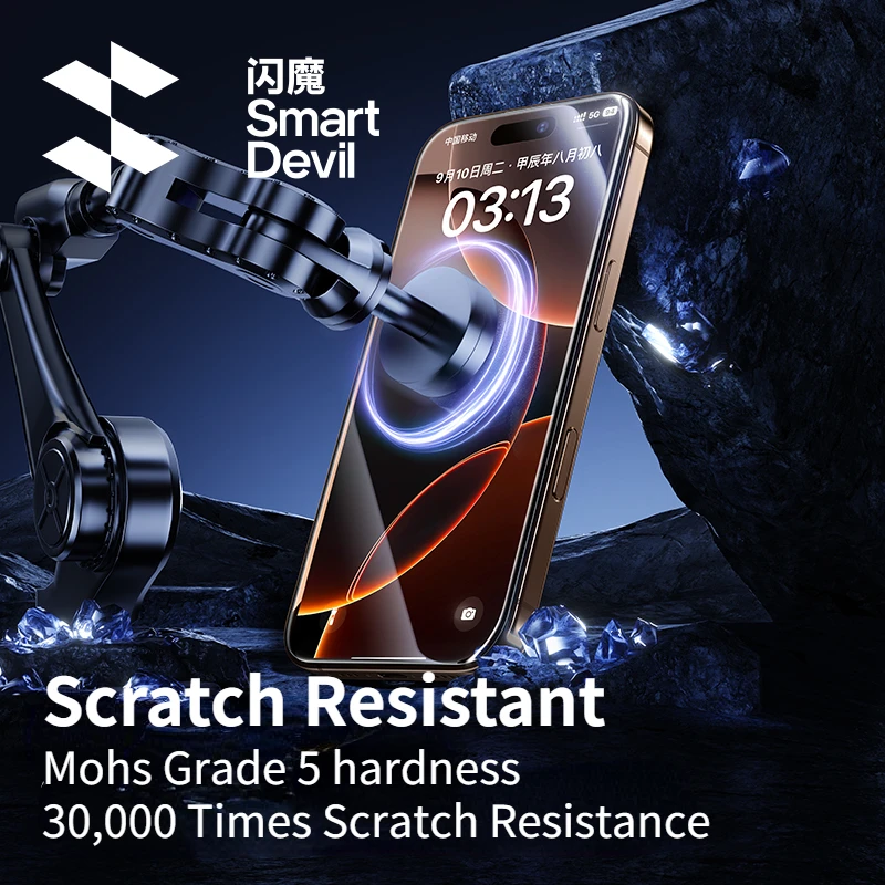 SmartDevil Protector de pantalla sin polvo para iPhone 16 cubierta completa película de vidrio templado HD película a prueba de polvo para iPhone 16 Pro Max 15 14 - imagen 2