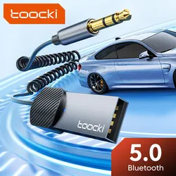 Toocki Receptor Bluetooth AUX para Coche – Jack 3,5 mm