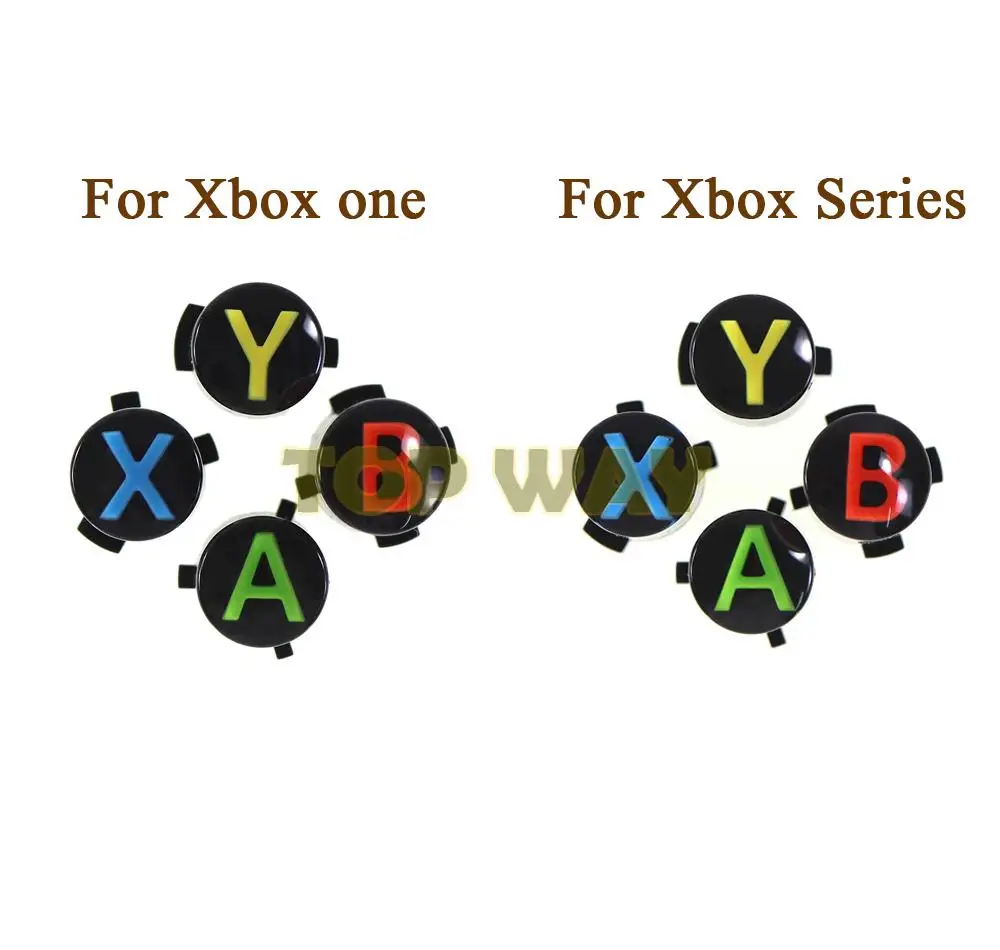 2 juegos para Microsoft XBOX ONE XBOXONE A B X Y botones de repuesto para XBOX Series botones de controlador