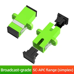 Adaptador de Fibra Óptica SC APC Simplex Monomodo Alta Precisión