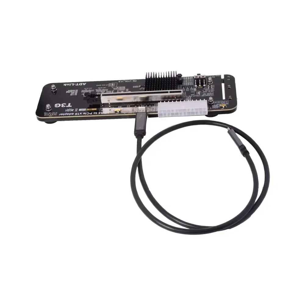 Tarjeta gráfica ADT UT3G V1.6 NUC ITX STX Notebook PC, adaptador externo USB4.0 a PCIe X16 eGPU USB4 para Compatible con Thunderbolt 4/3 - imagen 4