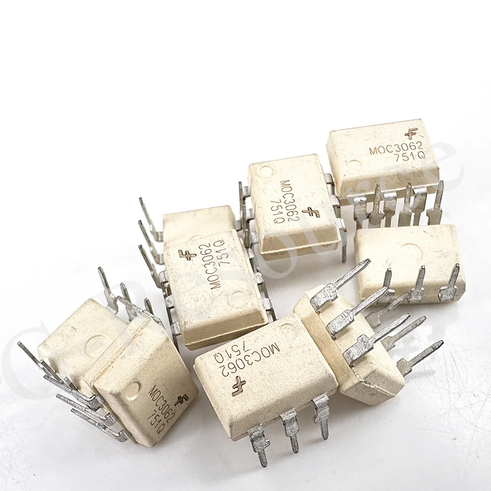 (10 uds) MOC3062M MOC3062 DIP-6 chip fotoacoplador controlador de tiristor bidireccional - imagen 2
