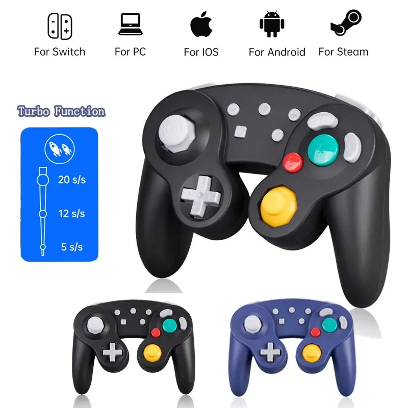 Mando inalámbrico GC con Bluetooth para Switch Gamecube, Compatible con Nintendo Switch/Lite, Joystick para PC - imagen 2