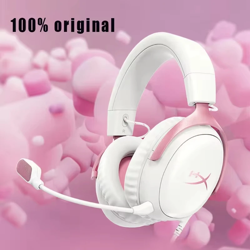 100% Original Hyperx Cloud III auriculares para juegos micrófono con cable DTS auriculares para juegos de audio cancelación de ruido auriculares Cloud 3 - imagen 3