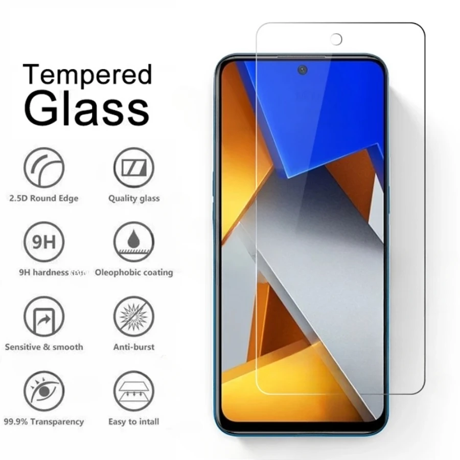 Vidrio protector 4 en 1 para cámara Xiaomi Poco M4 Pro 4G, Poco M3 F3 F4 X4 X5 X6 X7 Pro 5G - imagen 2