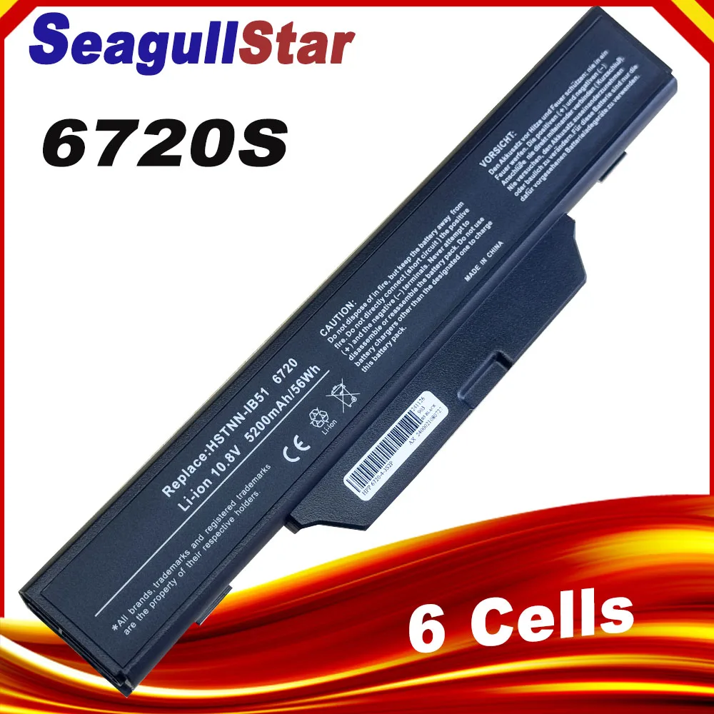 Batería del ordenador portátil para HP COMPAQ 510 550 610 615 6720s 6730s 6735s 6820s 6830s HSTNN-IB51/LB51/IB62/OB62
