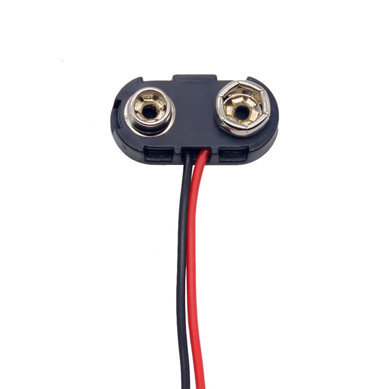 5 uds T tipo 9V batería Snap conector Clip cables soporte - imagen 5