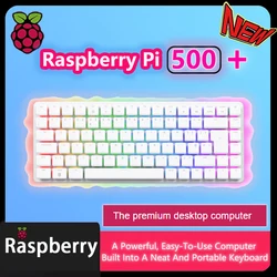 Raspberry Pi 500+ Teclado Mecánico WiFi Bluetooth Dual 4K