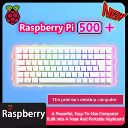 Raspberry Pi 500+ Teclado Mecánico WiFi Bluetooth Dual 4K