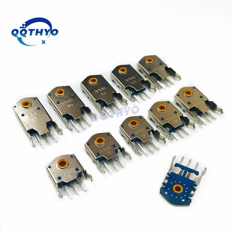 Nuevo patrón TTC decodificador de rueda de plata dorada a prueba de polvo 7/8/9/10/11/12/13/14/15/16mm codificador de rueda de desplazamiento de ratón giratorio agujero de 1,74mm - imagen 5