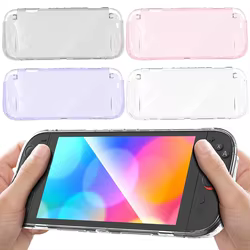 Funda Nintendo Switch 2 Transparente Antigolpes TPU