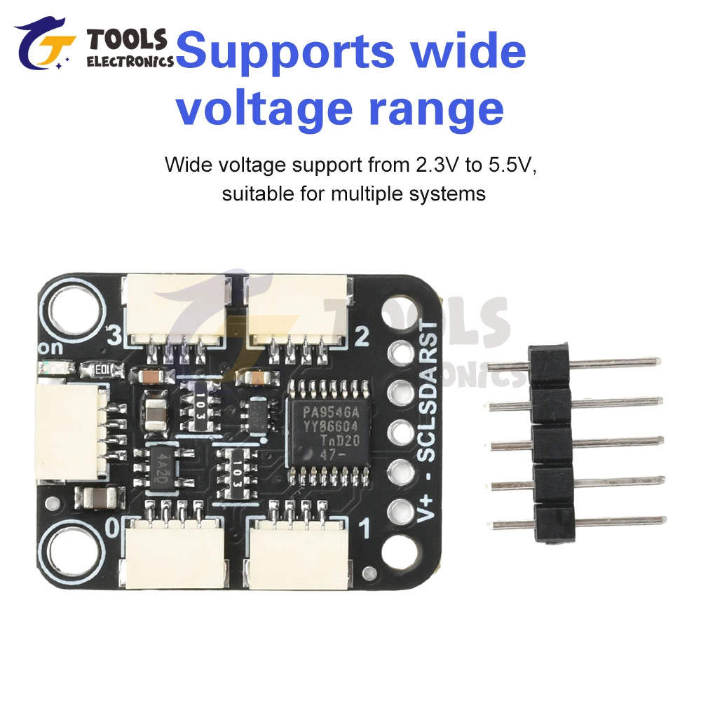 PCA9546 Placa multiplexora Qwiic I2C de 4 canales Compatible con la interfaz Stemma Qt/Qwiic para redes de sensores - imagen 3