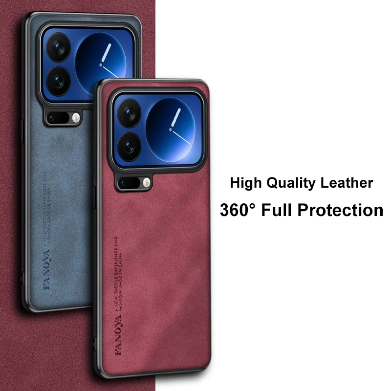 Para Xiaomi Mi 17 Pro Max funda de lujo de cuero PU funda de teléfono para Xiaomi 17 Pro Mi17 5G contraportada protección de silicona a prueba de golpes - imagen 3