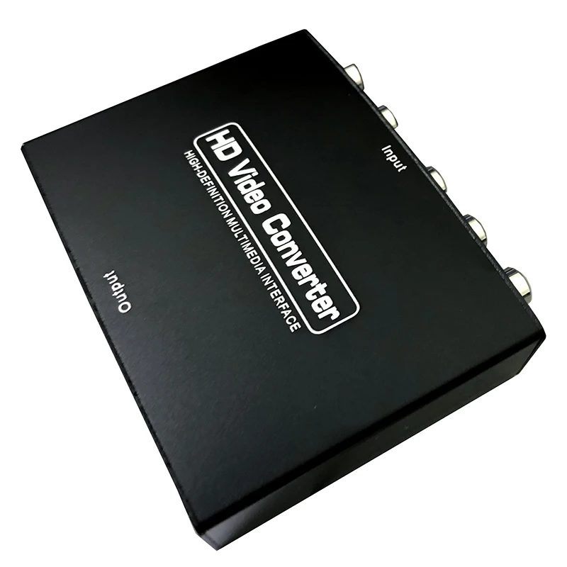 Convertidor Compatible con YPbPr a HDMI W/ R L Audio 1080P para Wii Ps3 DVD TV Box componente grabador de Video HD videocámara a Monitor de TV - imagen 2