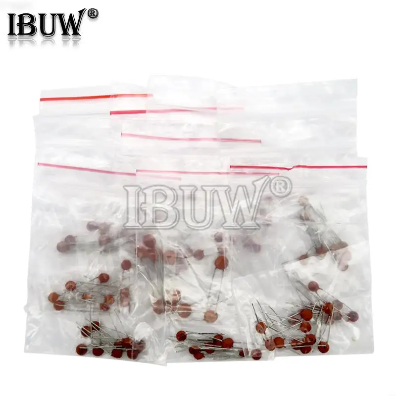 300 Uds = 30 tipos de condensador cerámico 2PF-0.1UF componente kit de muestras diy nuevo