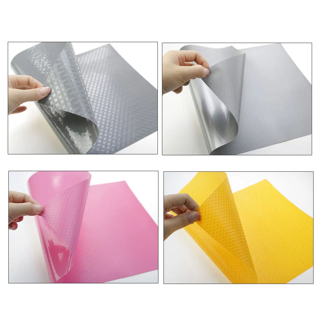 JCD-cubierta de estante reutilizable, alfombrilla para armario, alfombrilla para cajón, a prueba de humedad, impermeable, antipolvo, antideslizante, nevera, mesa de cocina, almohadilla de papel - imagen 4