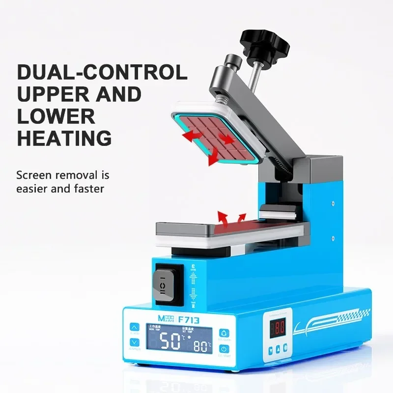 MAANT F713 máquina de eliminación de marcos abrazadera de Control eléctrico + paneles de succión superiores e inferiores herramienta de desmontaje de pantalla de calefacción - imagen 4