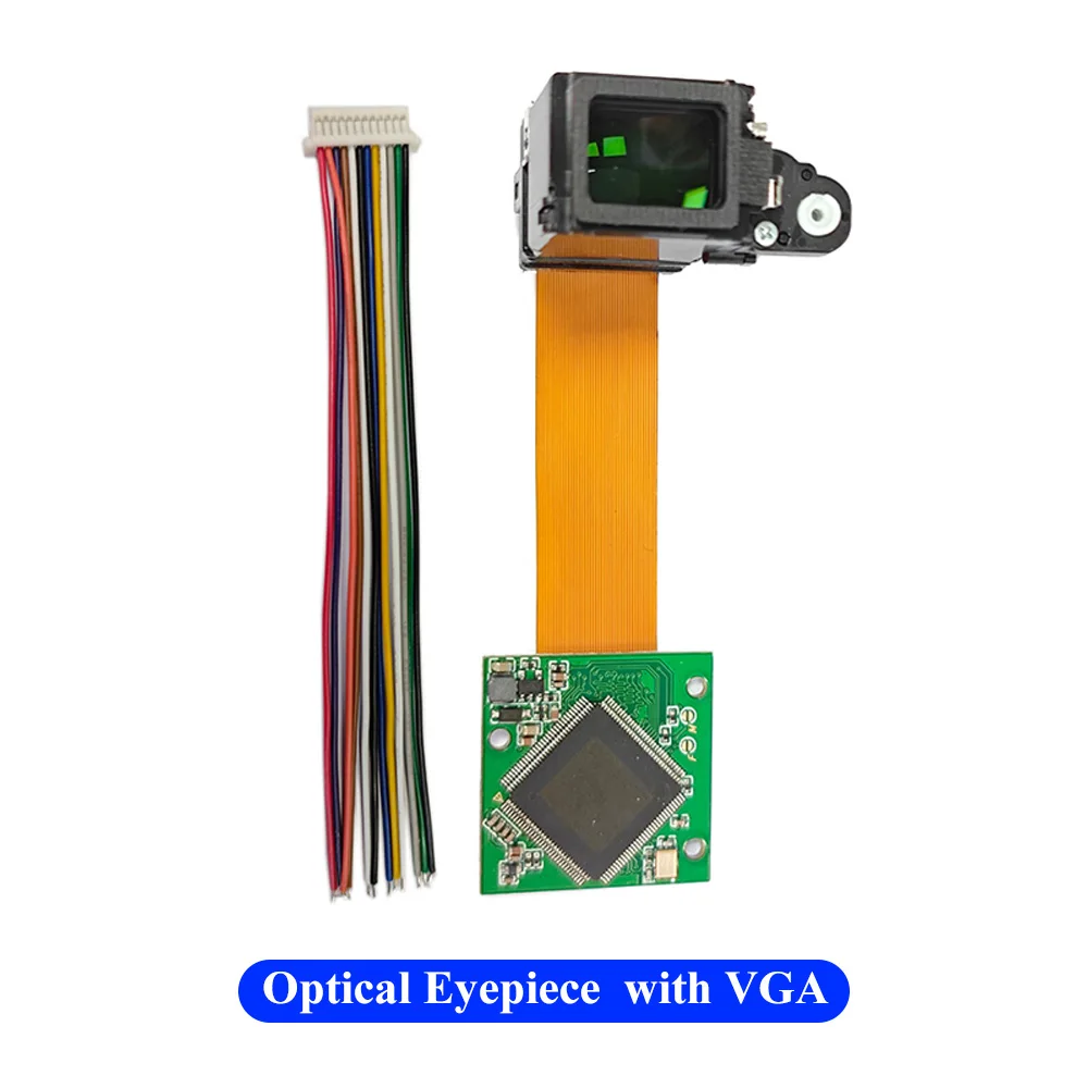 Visor de pantalla OLED de 0,39 pulgadas, módulo de micropantalla Monocular EVF de 1024x768 para imagen térmica, visión nocturna, entrada HDMI AV VGA - imagen 2