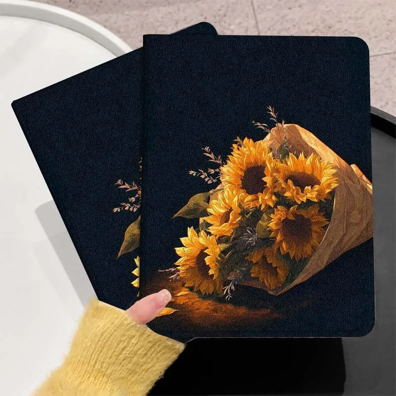 Funda de girasol a la moda para Xiaomi Redmi Pad 2 4 5 6 6S 7 7S SE Pro Ultra Max 14 11 8,7 11,2 12,5 pulgadas
