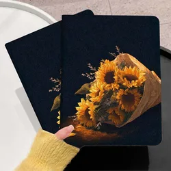 Funda de girasol a la moda para Xiaomi Redmi Pad 2 4 5 6 6S 7 7S SE Pro Ultra Max 14 11 8,7 11,2 12,5 pulgadas