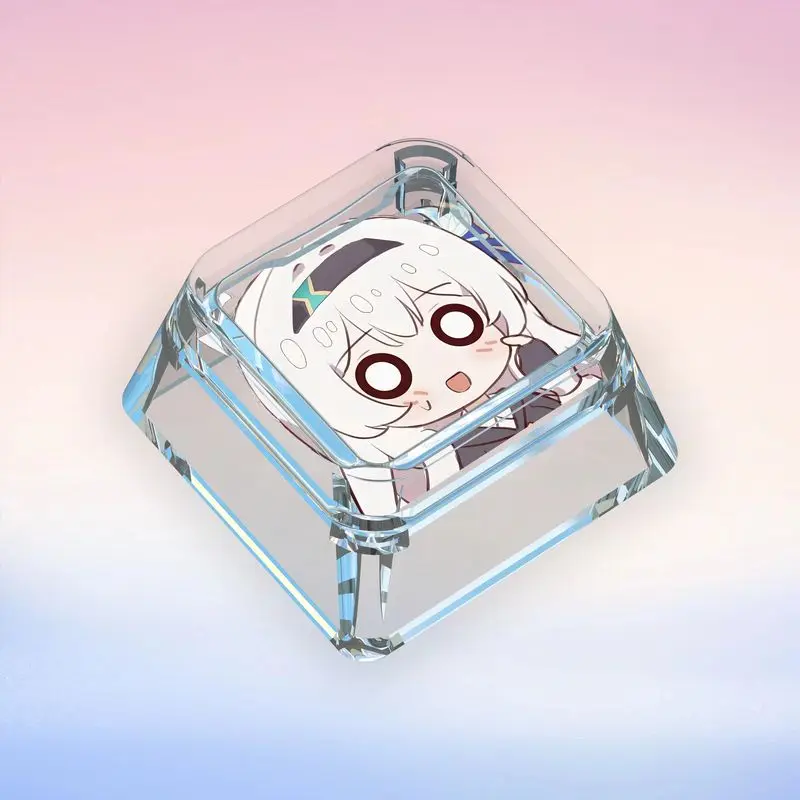 Teclas Firefl Honkai Star Rail, tema de juego, 1 Uds., teclado mecánico transparente Abs personalizado, accesorios de ordenador - imagen 3