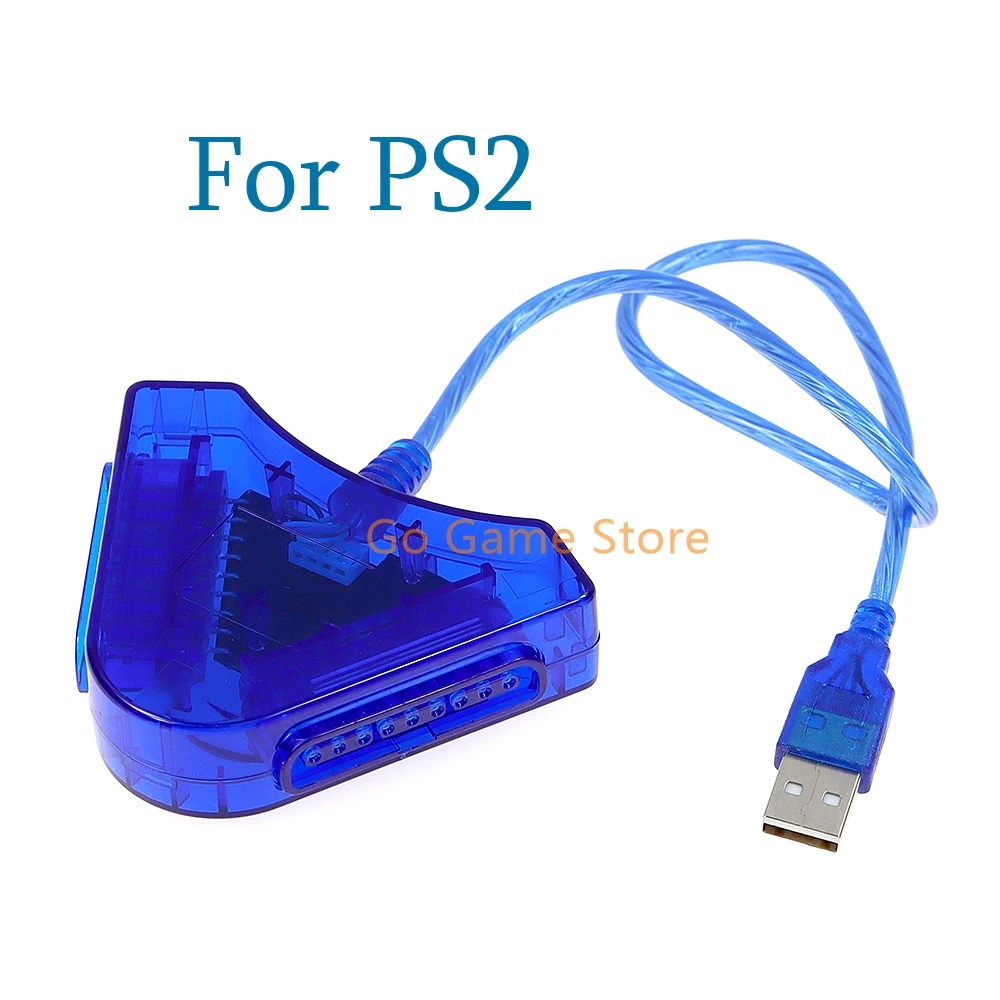 20 piezas para Sony PS2 Playstation 2 Joypad controlador de juego a PC adaptador convertidor USB