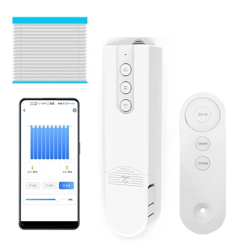 Controlador de Motor de persiana inteligente Tuya Zigbee, puerta de enlace y Panel Solar, persiana enrollable eléctrica automática, controlador de cortina de elevación duradera - imagen 5