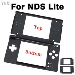 Nintendo DS Lite – Marco para Pantalla, Repuesto Negro