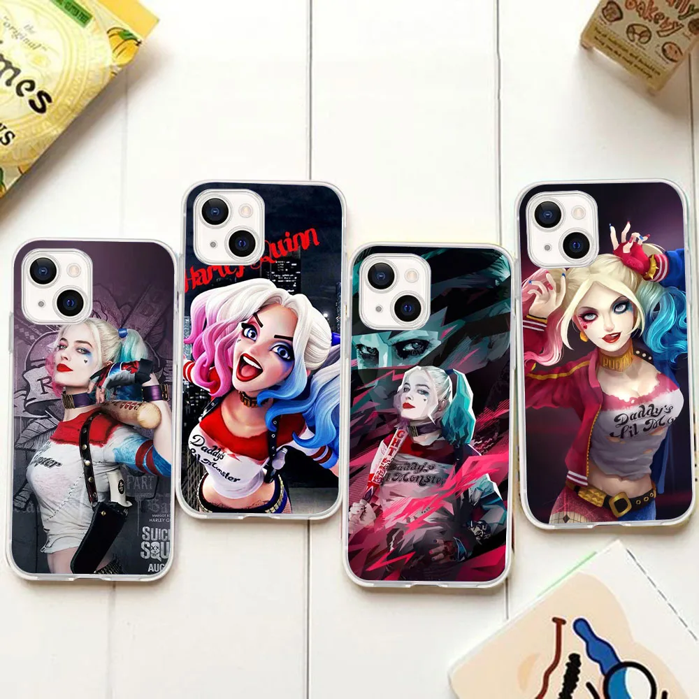 Funda de silicona KT-48 Harley Quinn, para Moto Z2, E4, E5, E6, E6S, E6i, E7, G32, G23, G52, E20, E30, E40 Plus, Play GO - imagen 2