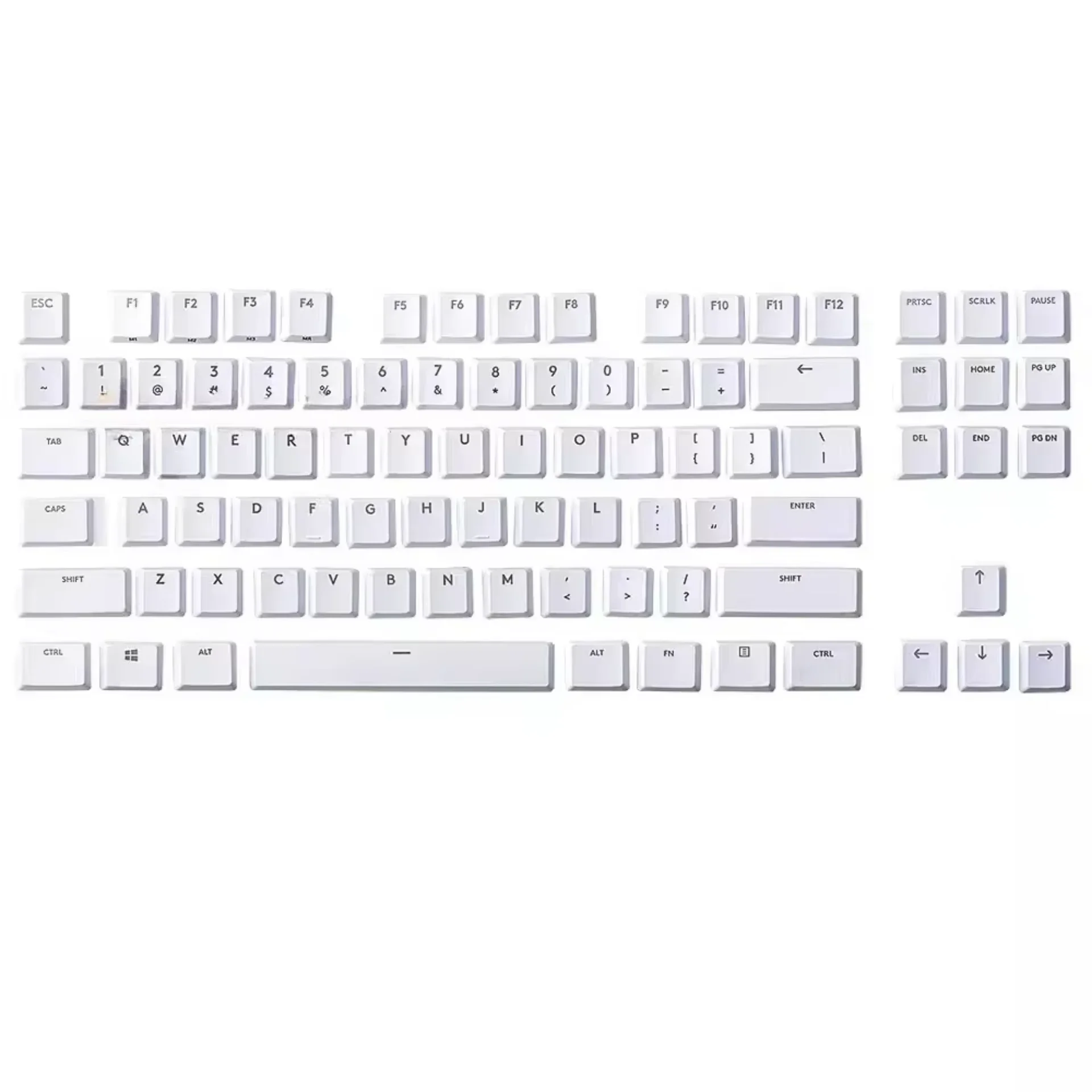White TKL 87 key