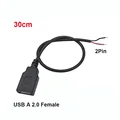 USB A Female 2P